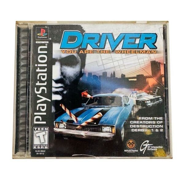 Driver PS1 PlayStation 1: You Are the Wheelman - Picture 1 of 4